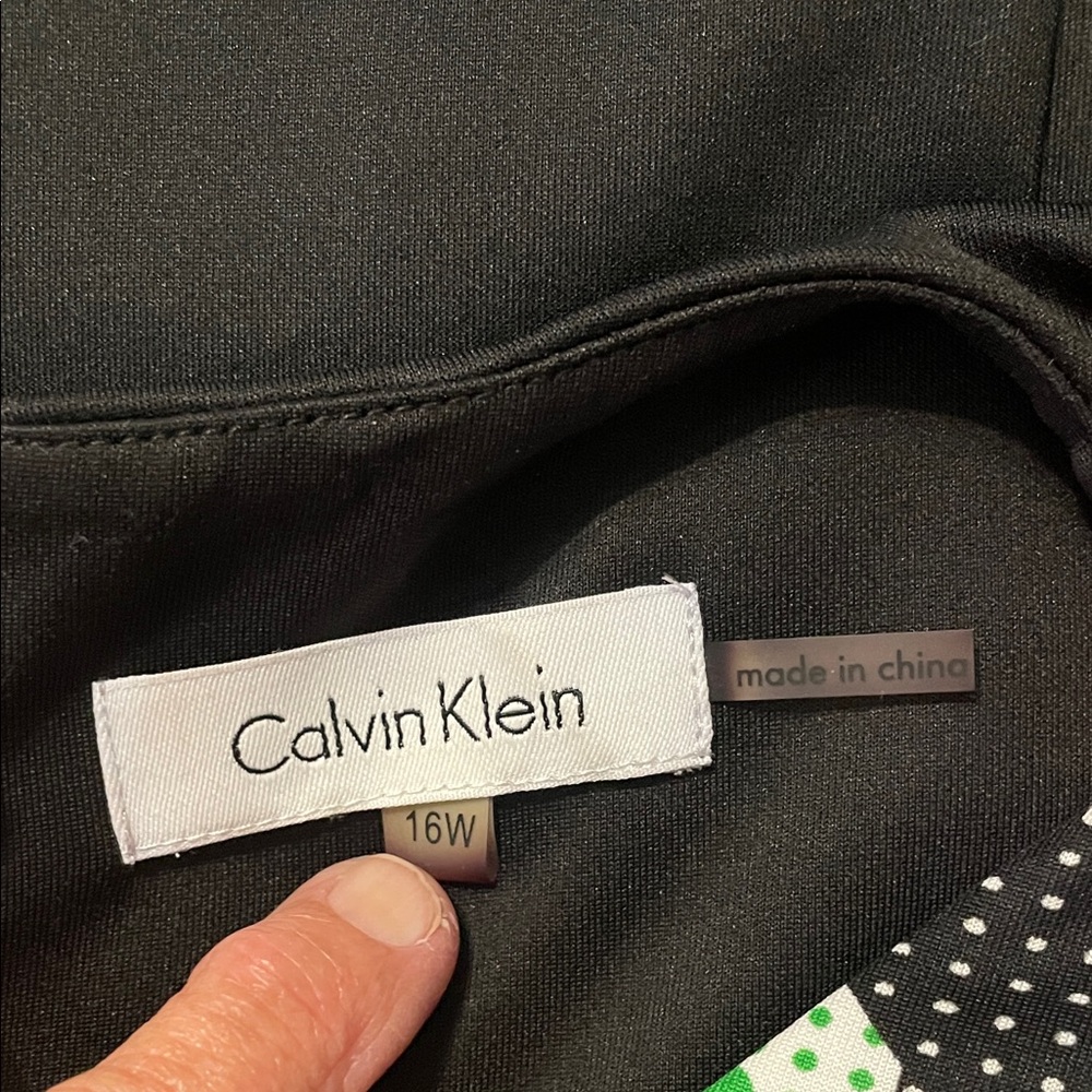Calvin Klein Multicolor Geometric Pattern Dress - Picture 7 of 7